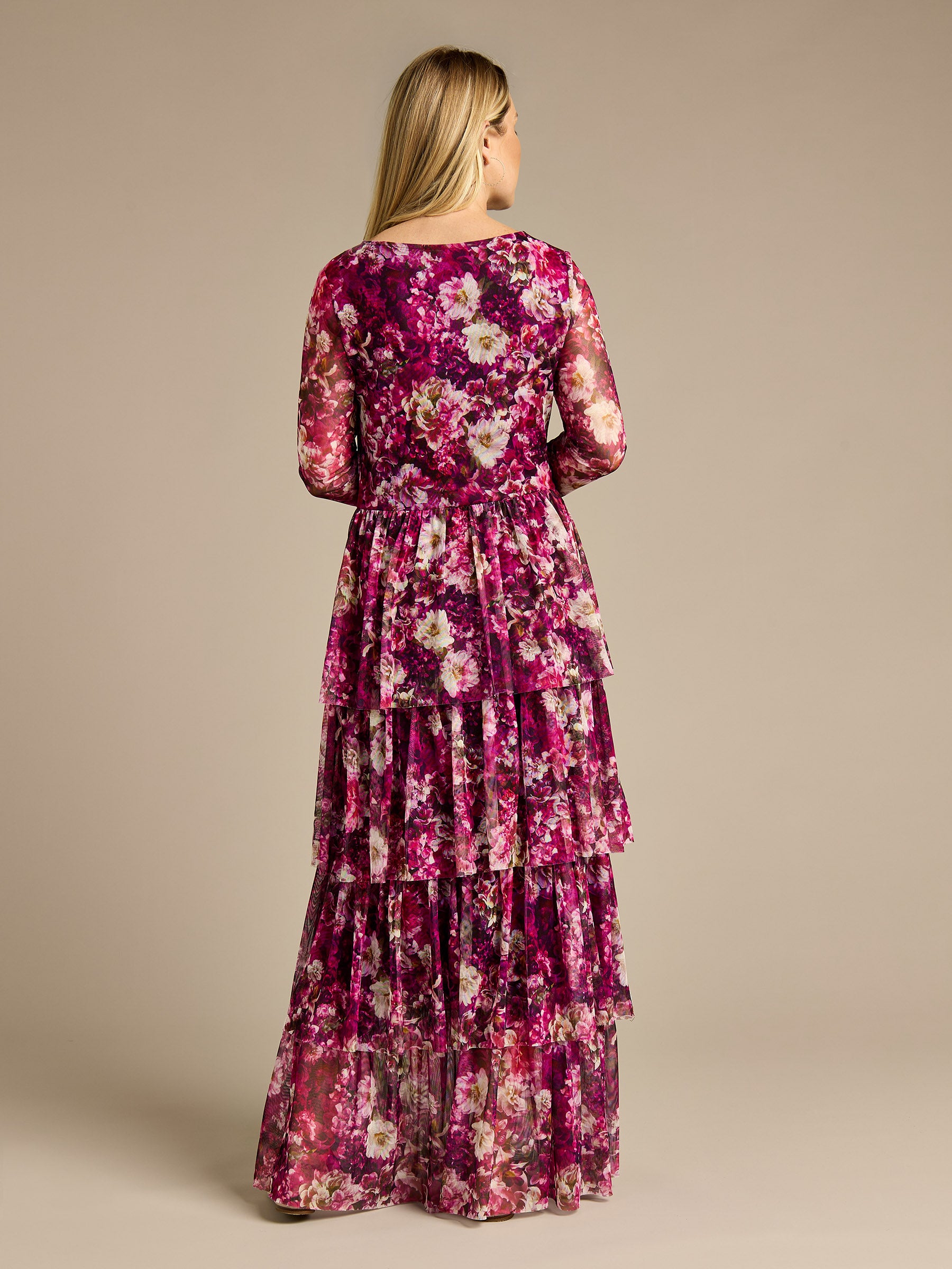 GWD Ella-Marly Floral Print Maxi Dress