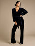 Nori Navy Velvet Boot Cut Trouser | GWD Clothing