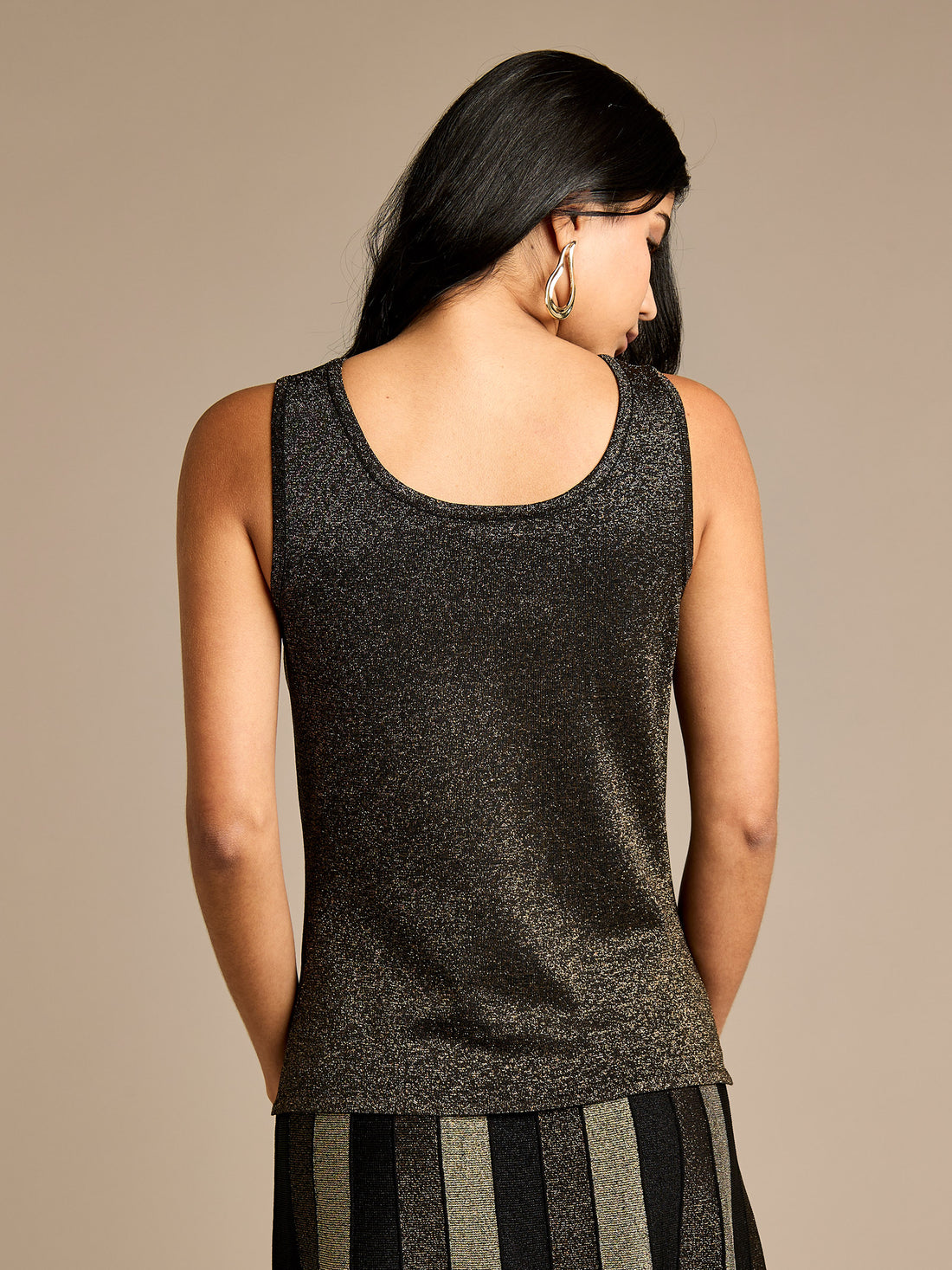 GWD Tina Bronze Glitter Top