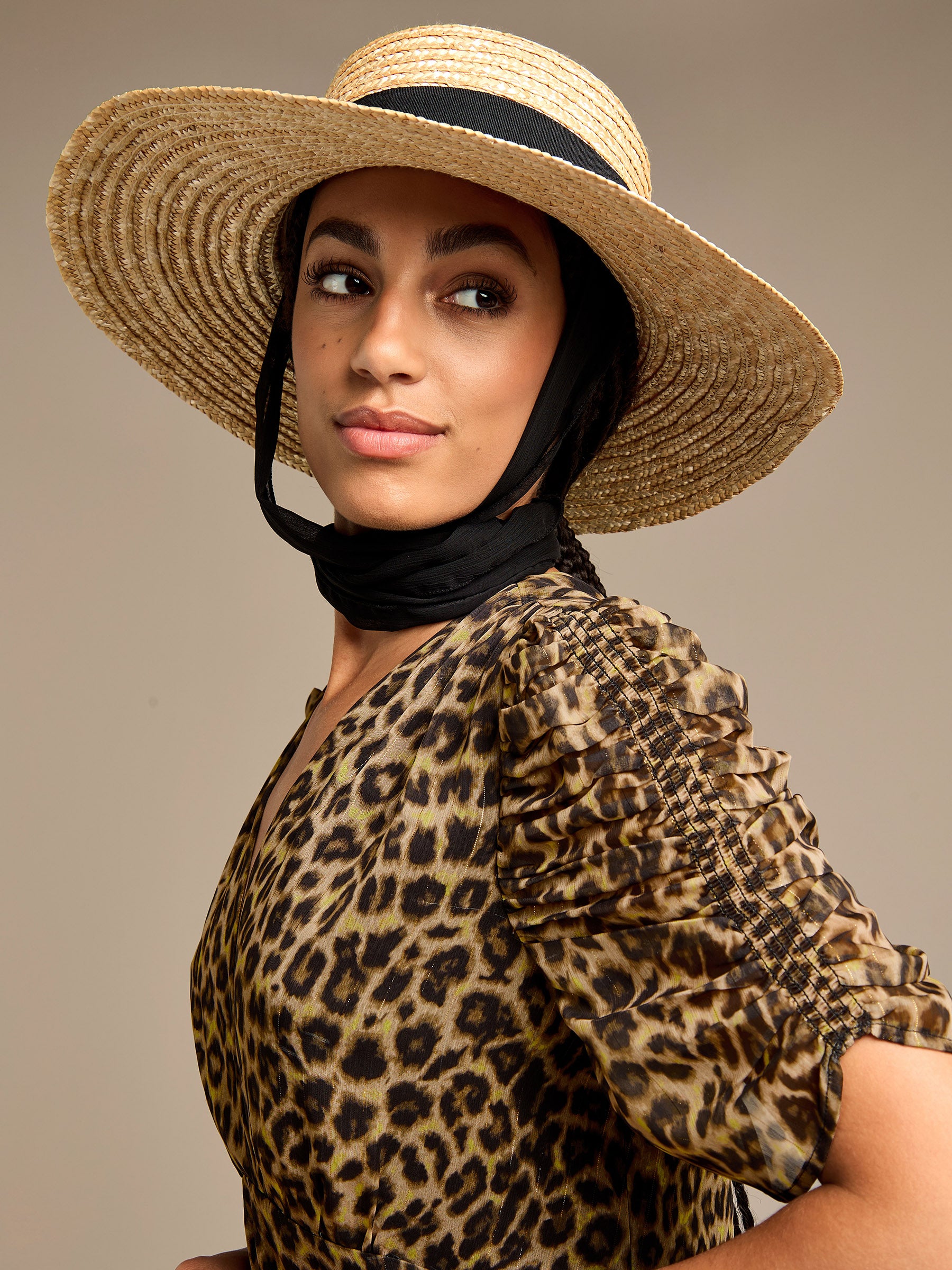 GWD Meril Leopard Print Maxi Dress