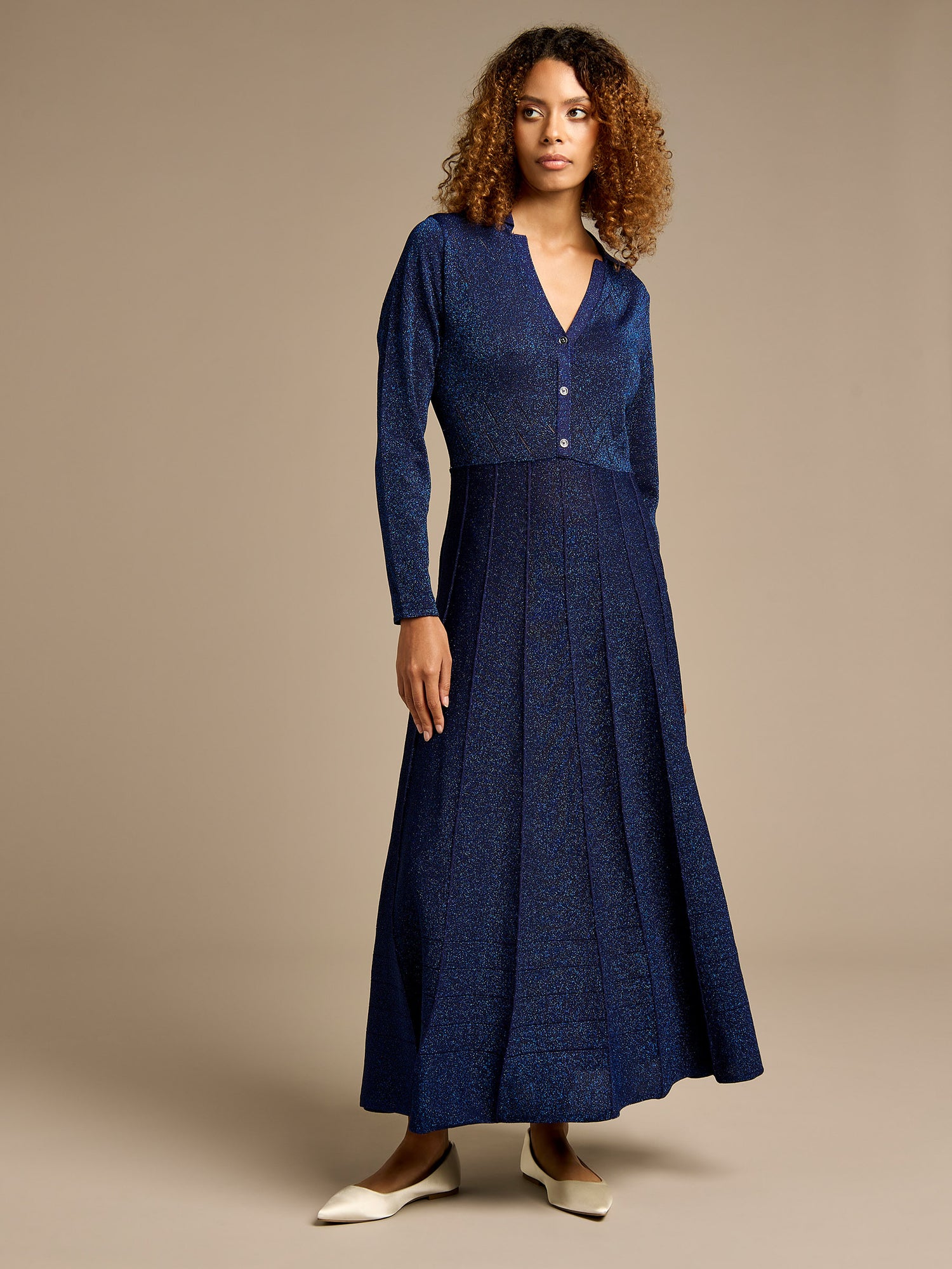 GWD Allyson Cobalt Knit Maxi Dress