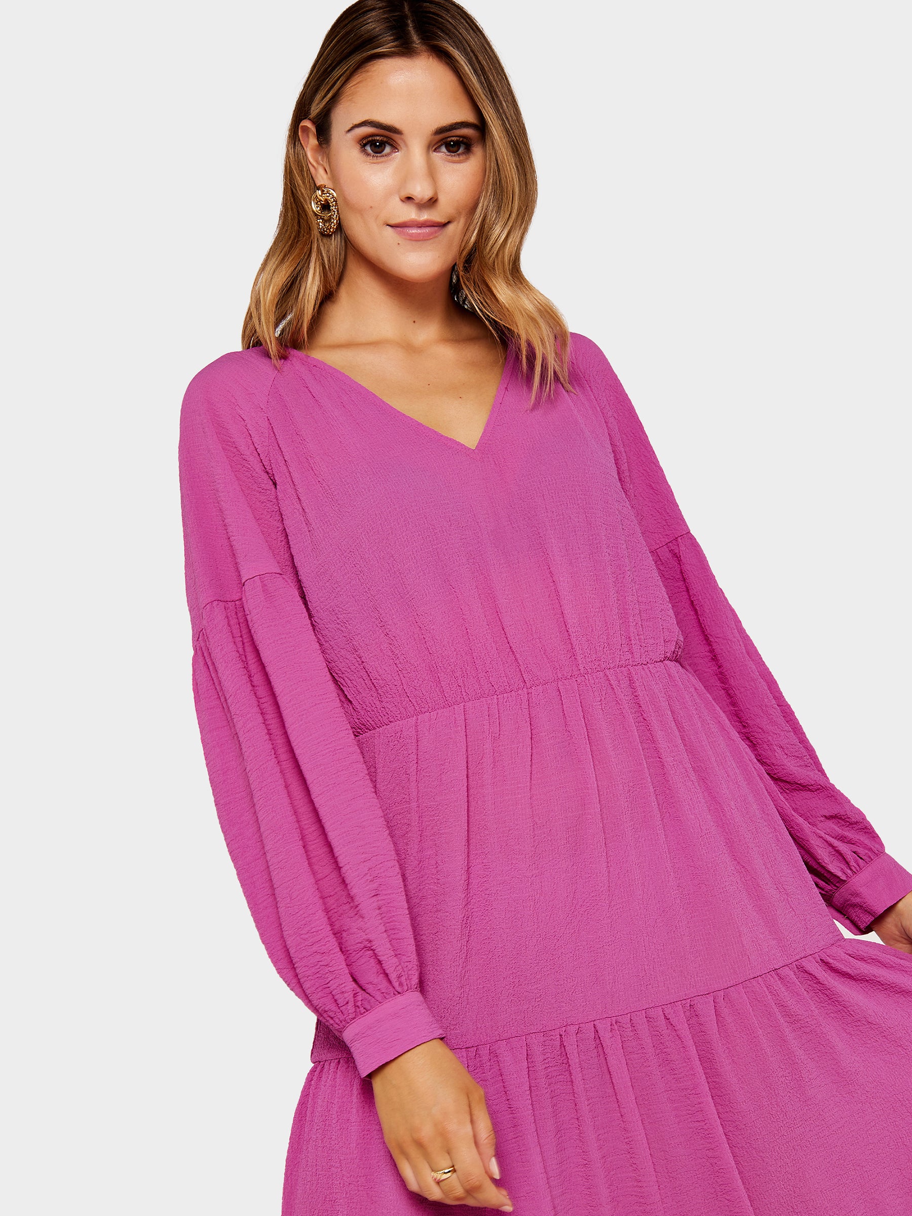 GWD Dakota Crepe Pink Maxi Dress