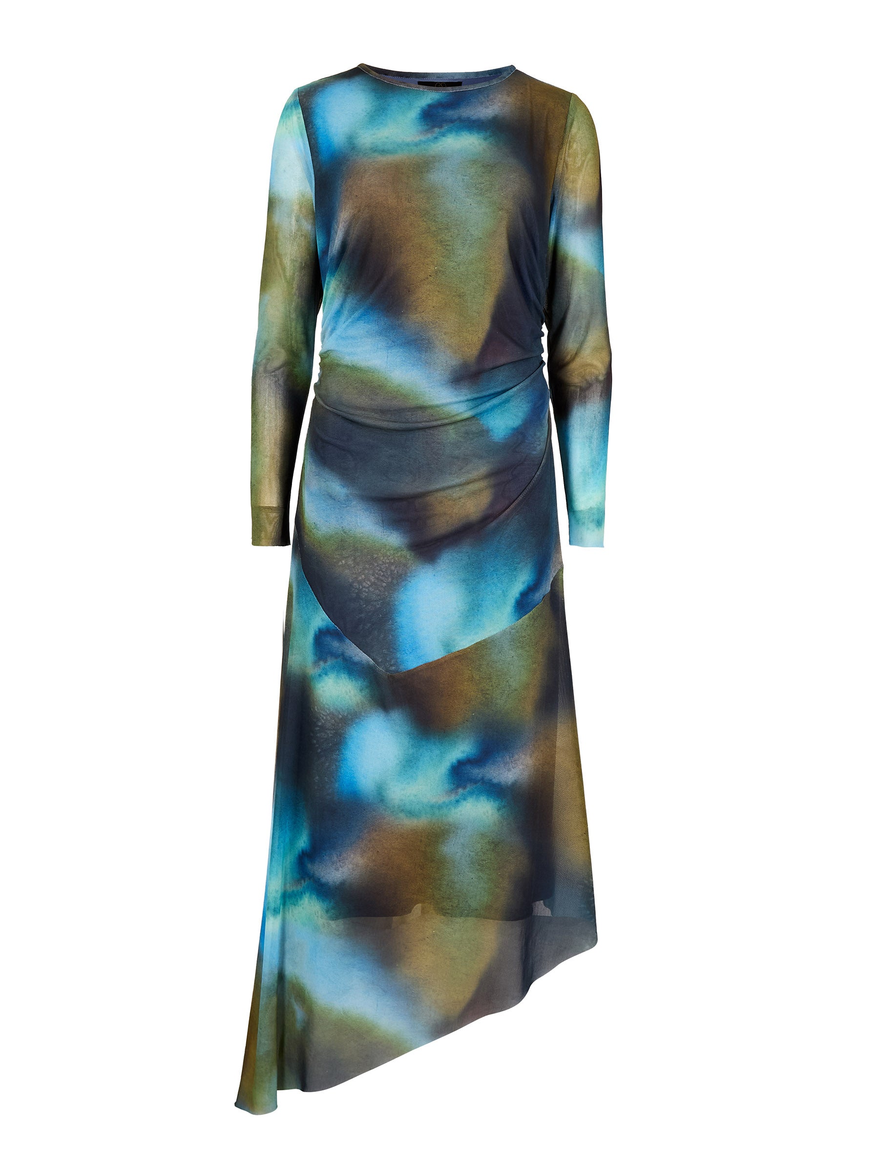 Yaslyn Printed Mesh Dress