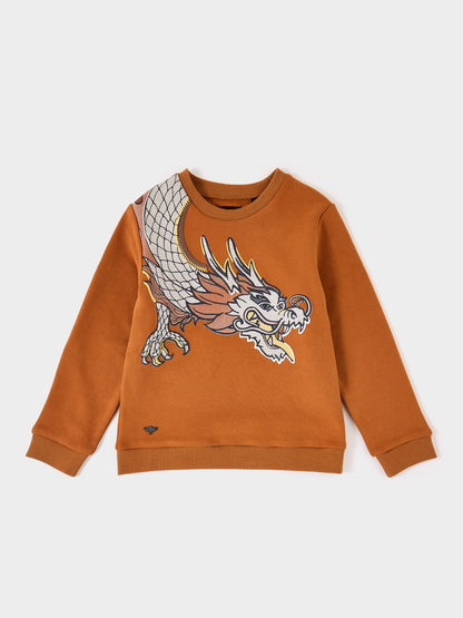 Aiko Dragon Embroidered Sweat