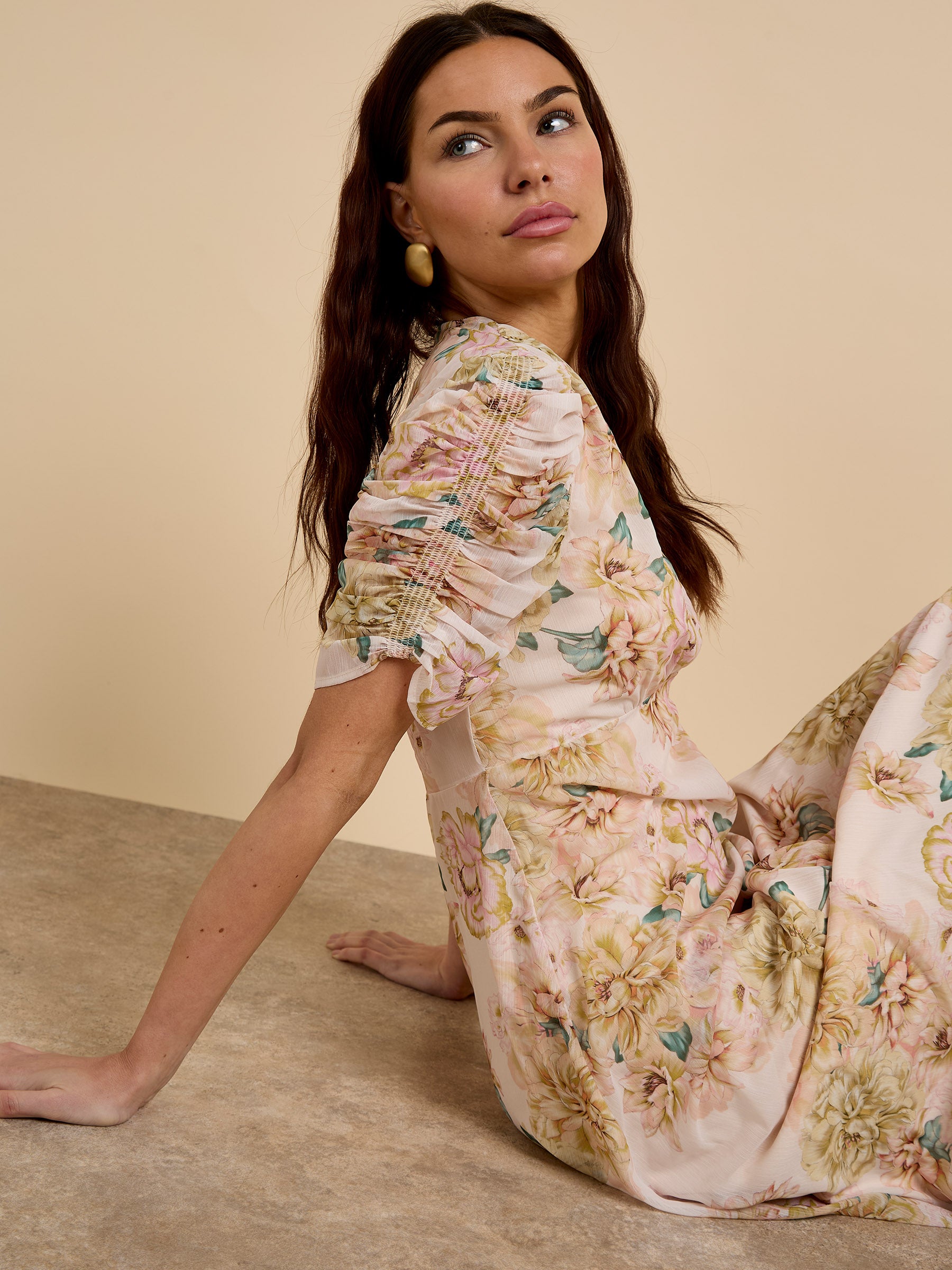 GWD Camillie Floral Printed Maxi Dress