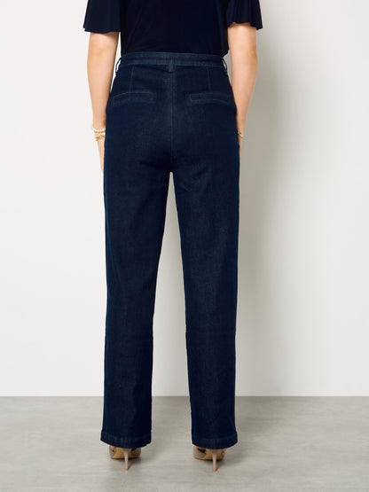 GWD Dixie Dark Indigo Straight Leg Denim Jean
