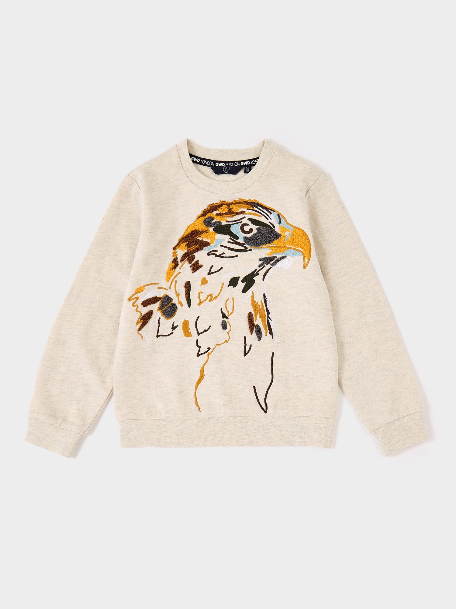 Drake Oatmeal Eagle Sweater