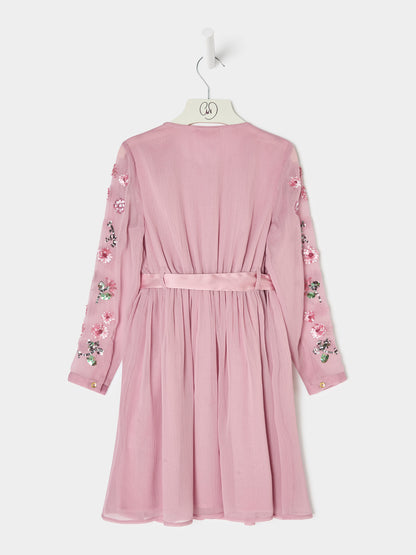 GWD Emmie Embellished Dress Pink