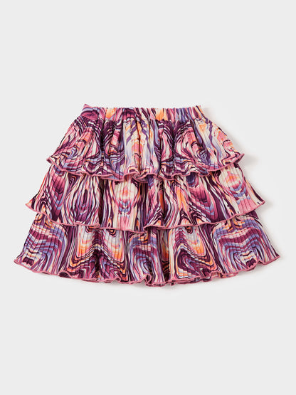 Marble Printed Skirt