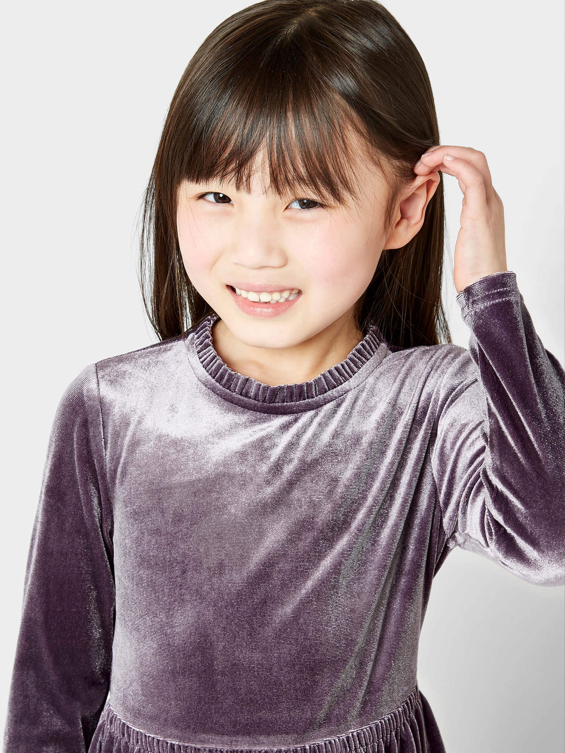 GWD Freya Velvet Purple Dress