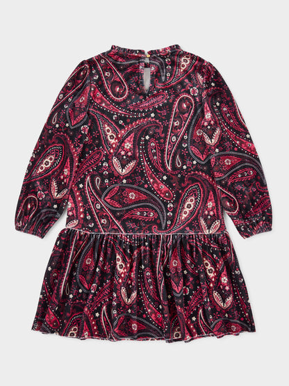 Paisley Velvet Dress