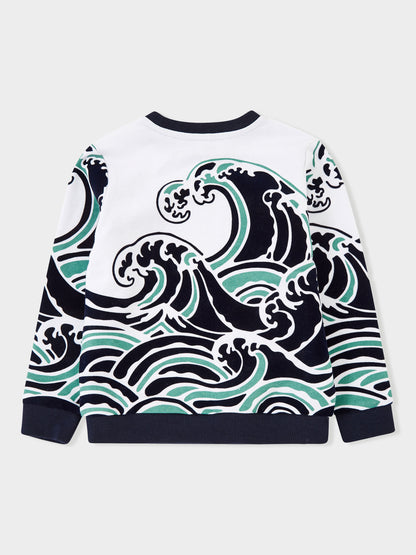 Fuji Flocked Sweatshirt