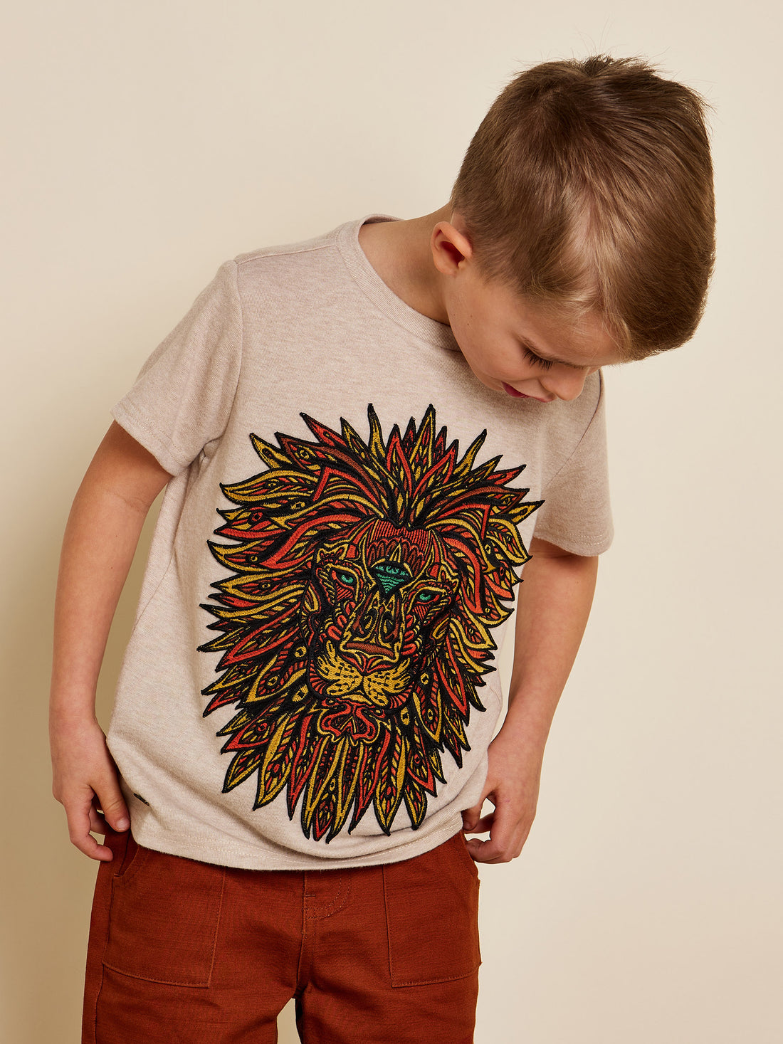 Simba Embroidered T-Shirt