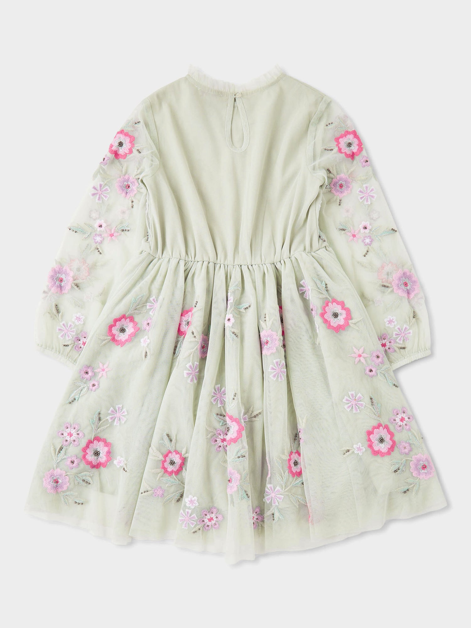 GWD Jazz Sage Embroidered Dress