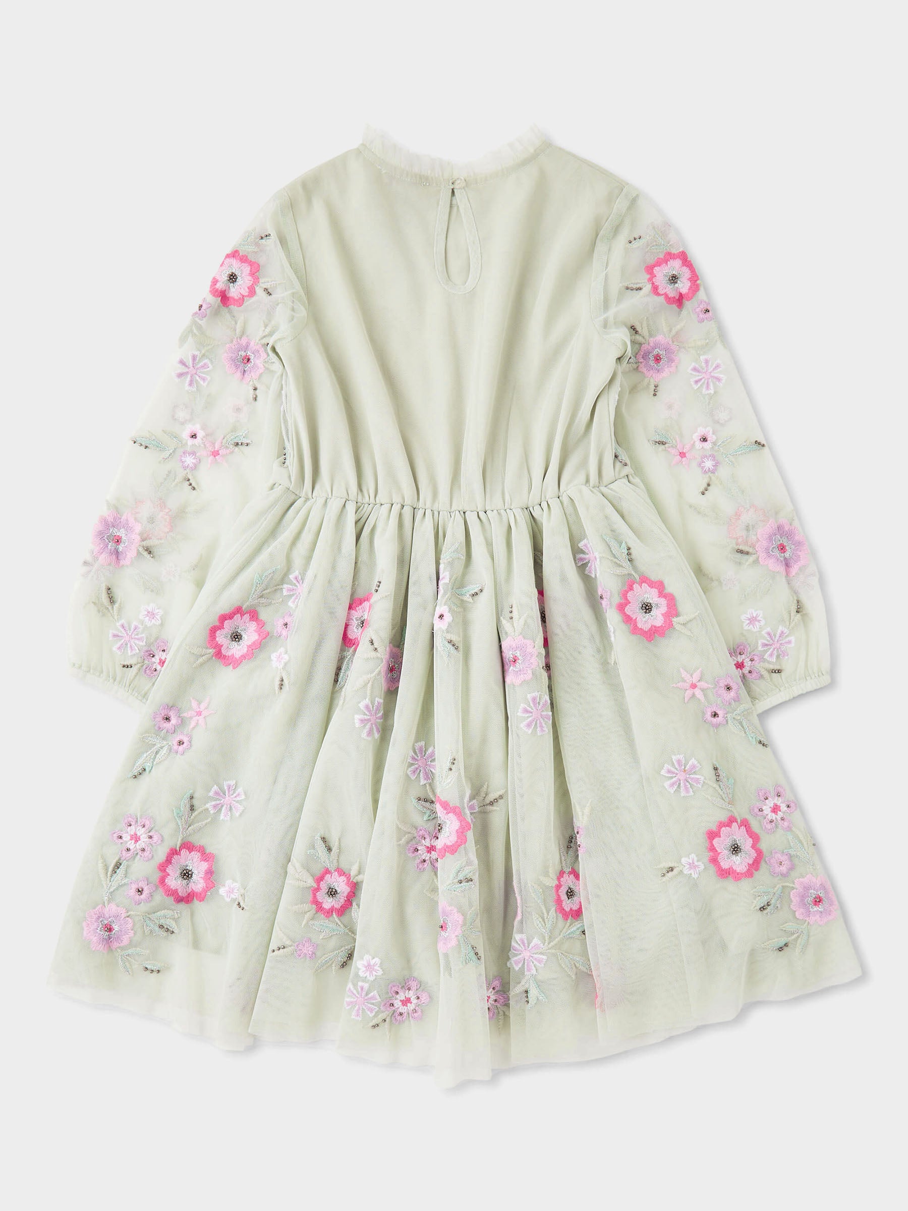 GWD Jazz Sage Embroidered Dress