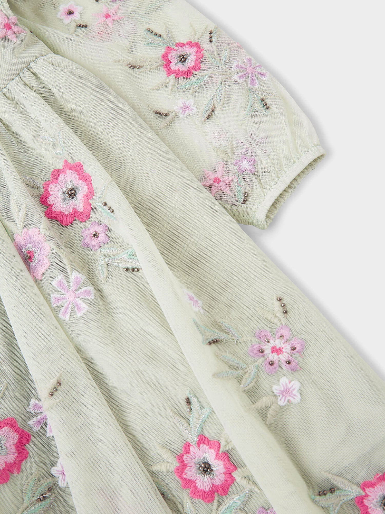 GWD Jazz Sage Embroidered Dress