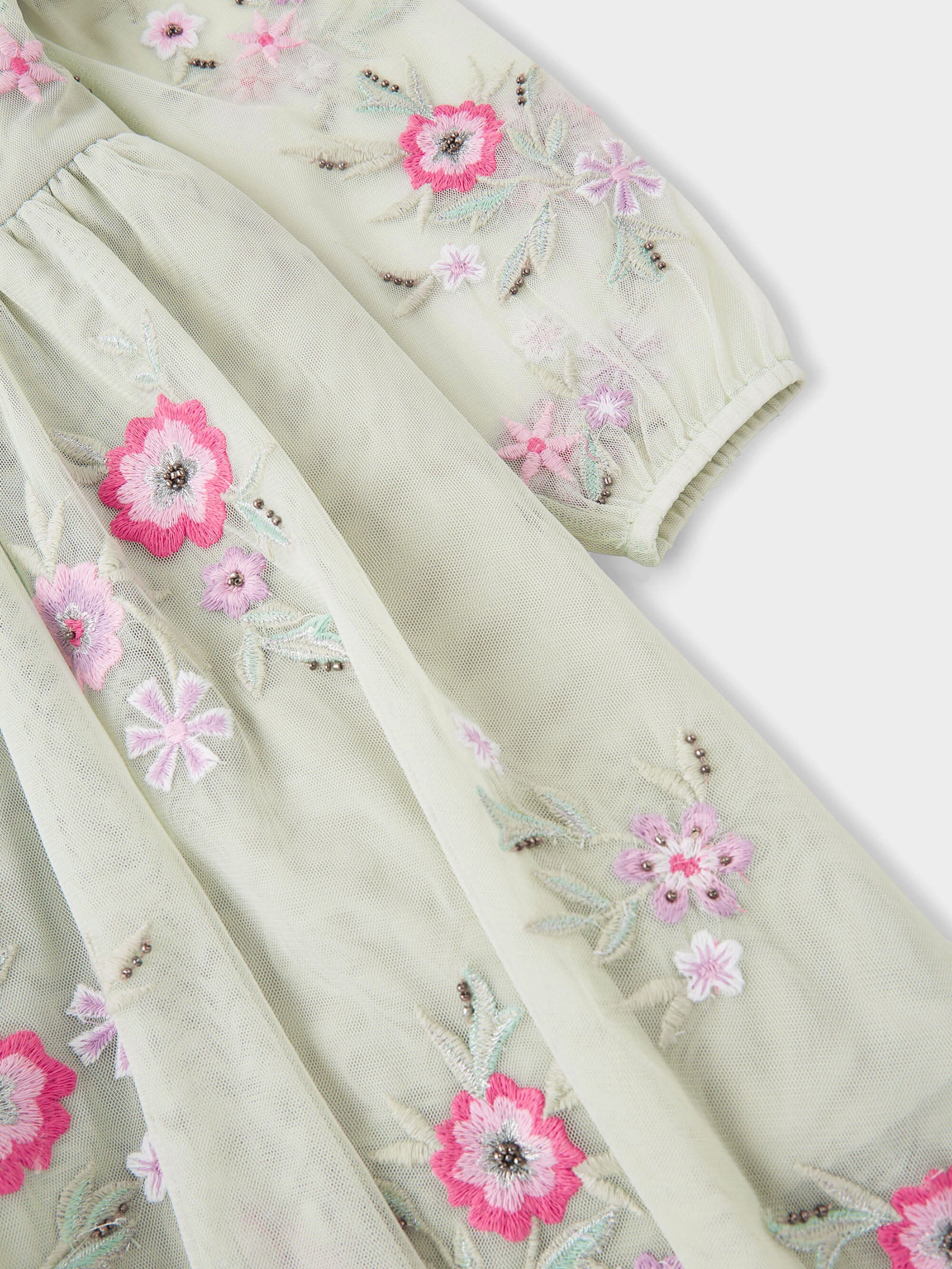 GWD Jazz Sage Embroidered Dress