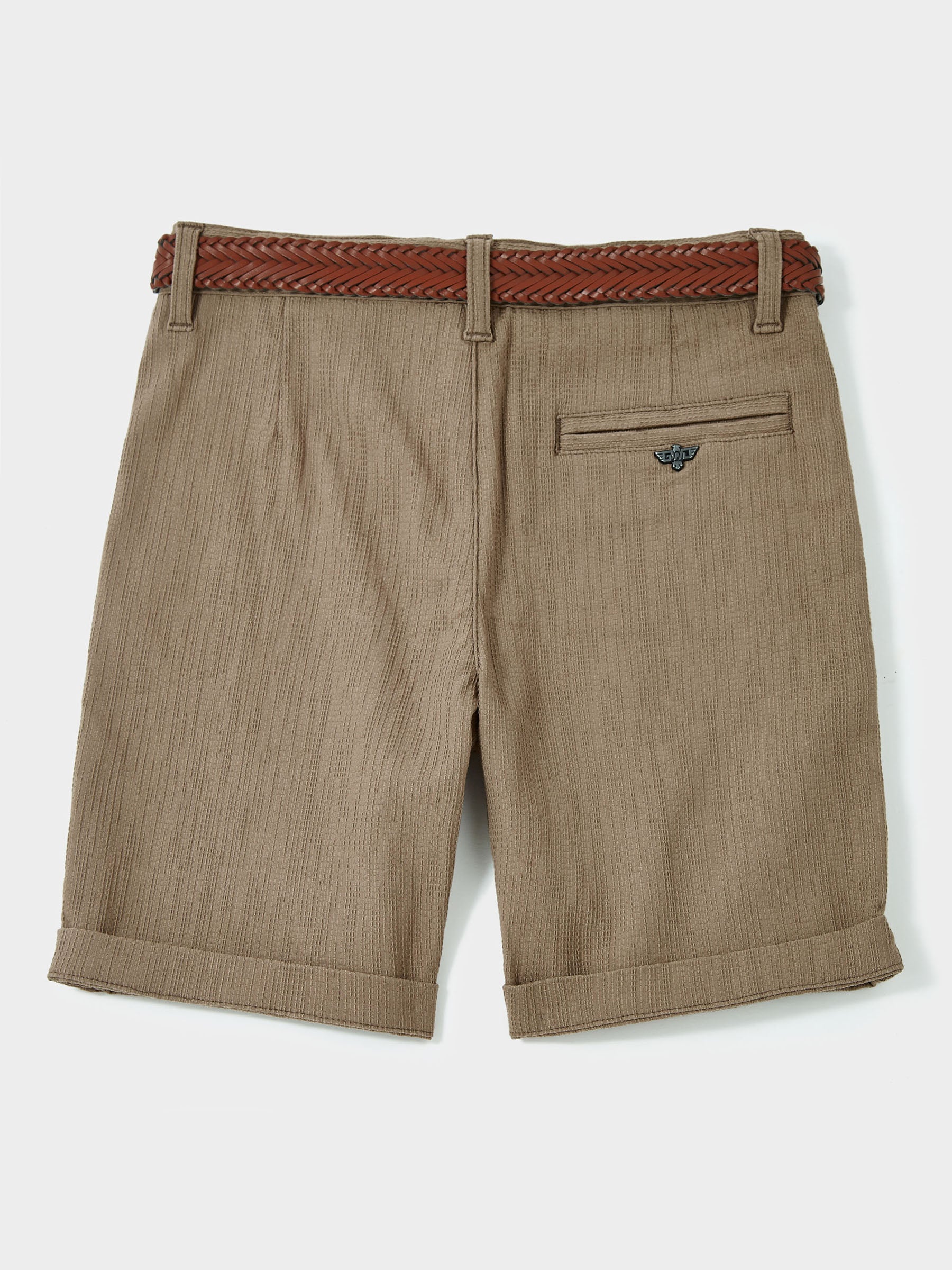 Mocha Belted Short