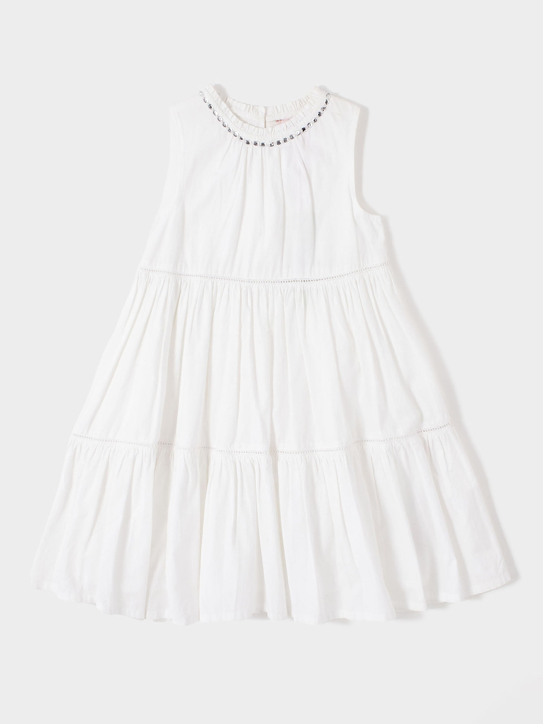 Zadie Diamante Trim Dress