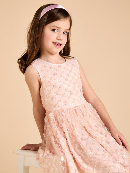 GWD Lilibetta Embellished Dress Peach