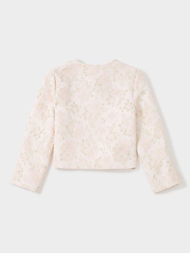 GWD Sky Embroidered Metallic Floral Jacquard Jacket