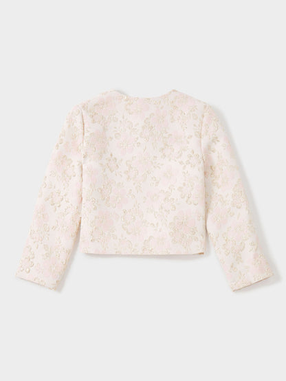 GWD Sky Embroidered Metallic Floral Jacquard Jacket