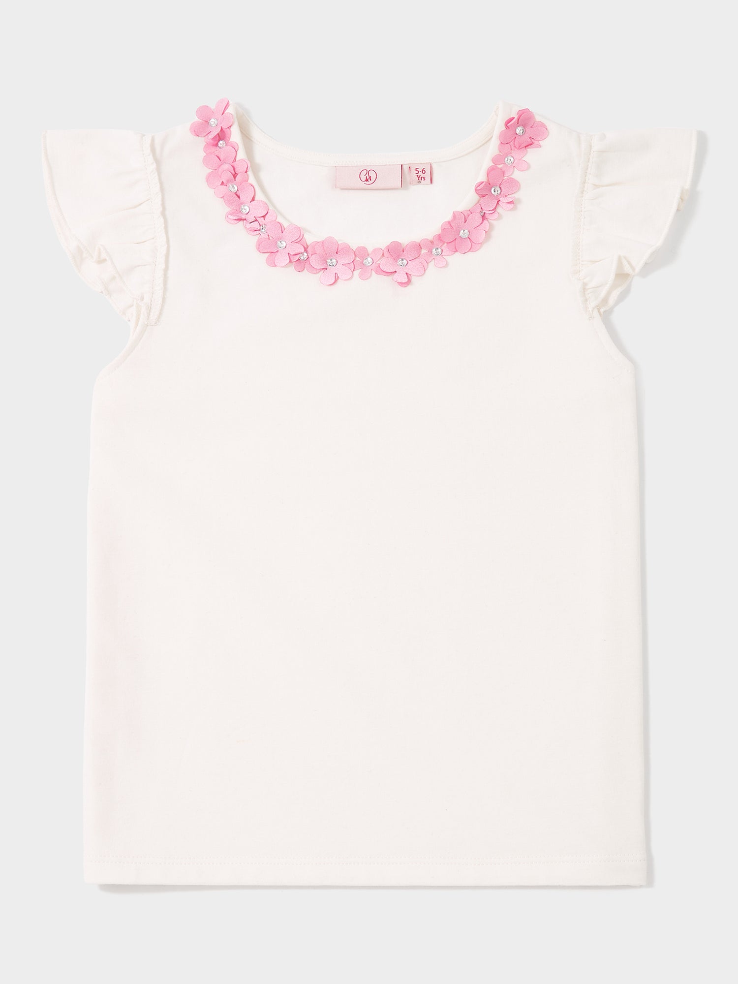 Hayley Nora Embroidered T-Shirt | GWD Fashion