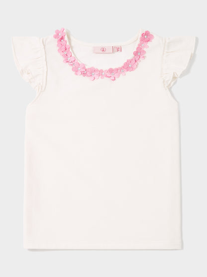 Hayley Nora Embroidered T-Shirt | GWD Fashion