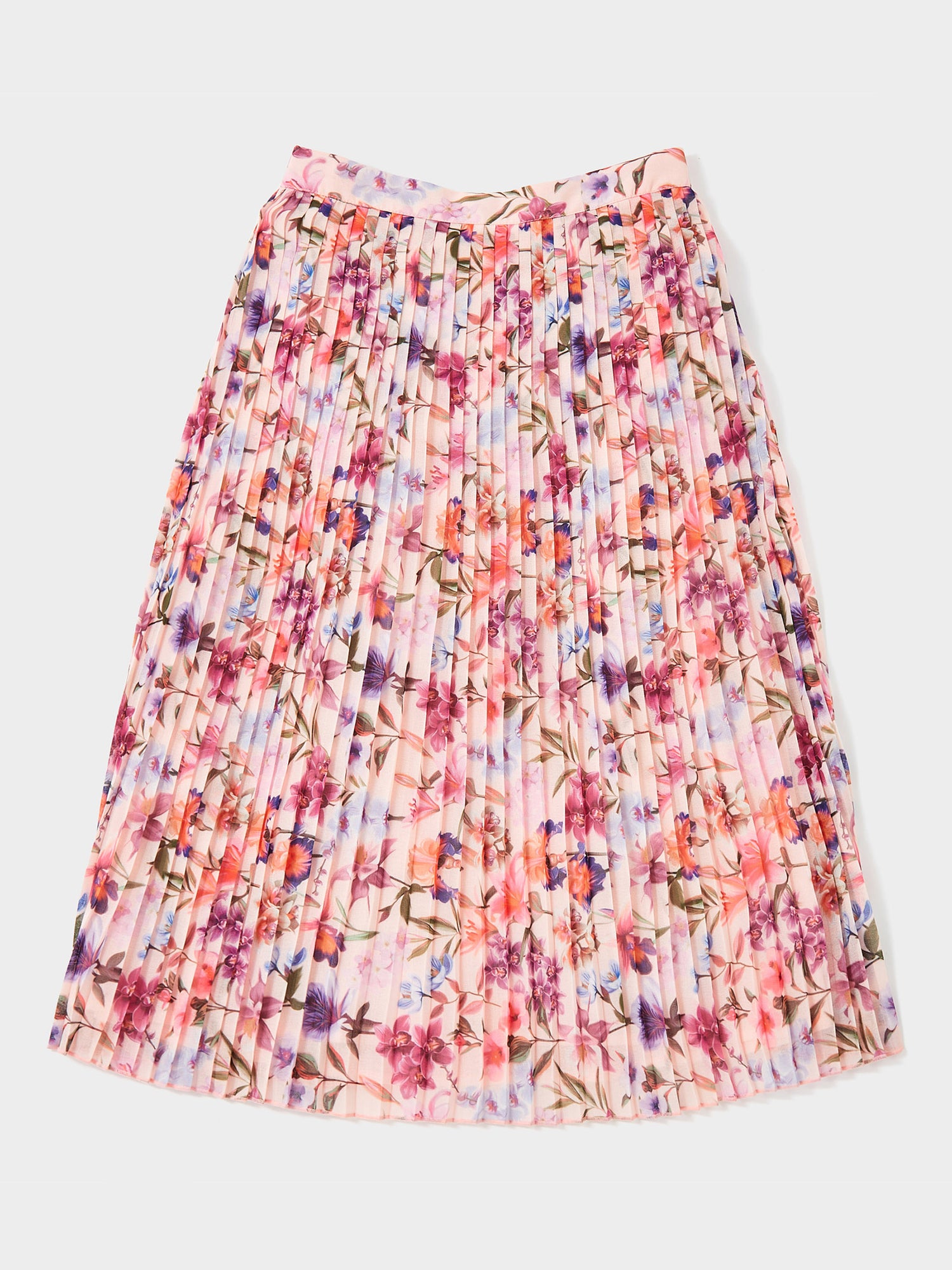 Heather Pleated Skirt