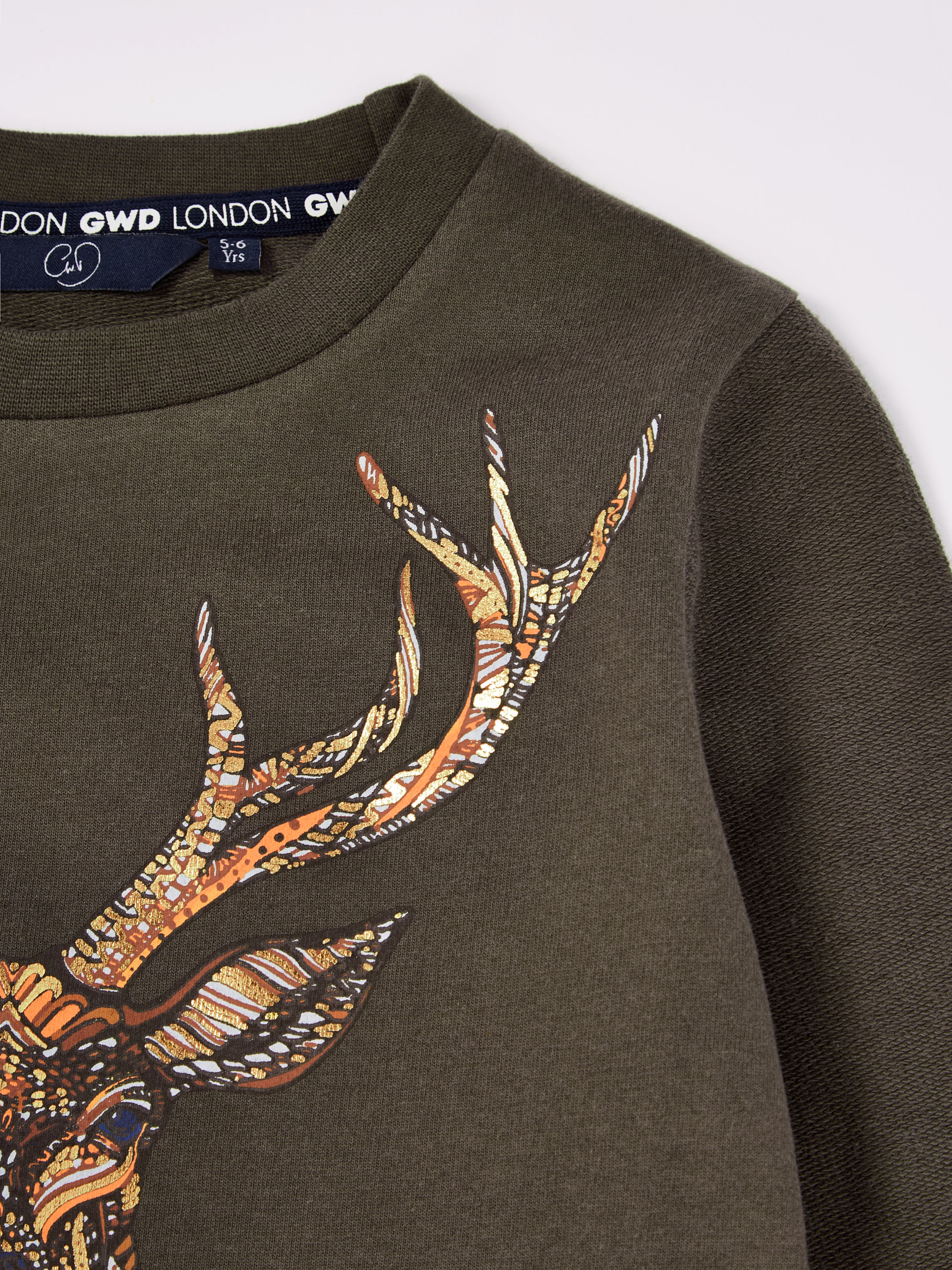 Stag Long Sleeve Sweater