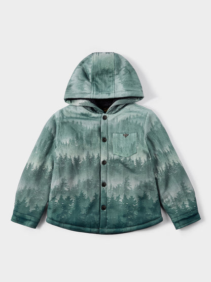 Highland Button Through Hooded Jacket | GWD Fashion