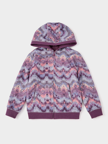 GWD Ziggy Ava Multi-Print Reversible Faux Fur Hooded Jacket