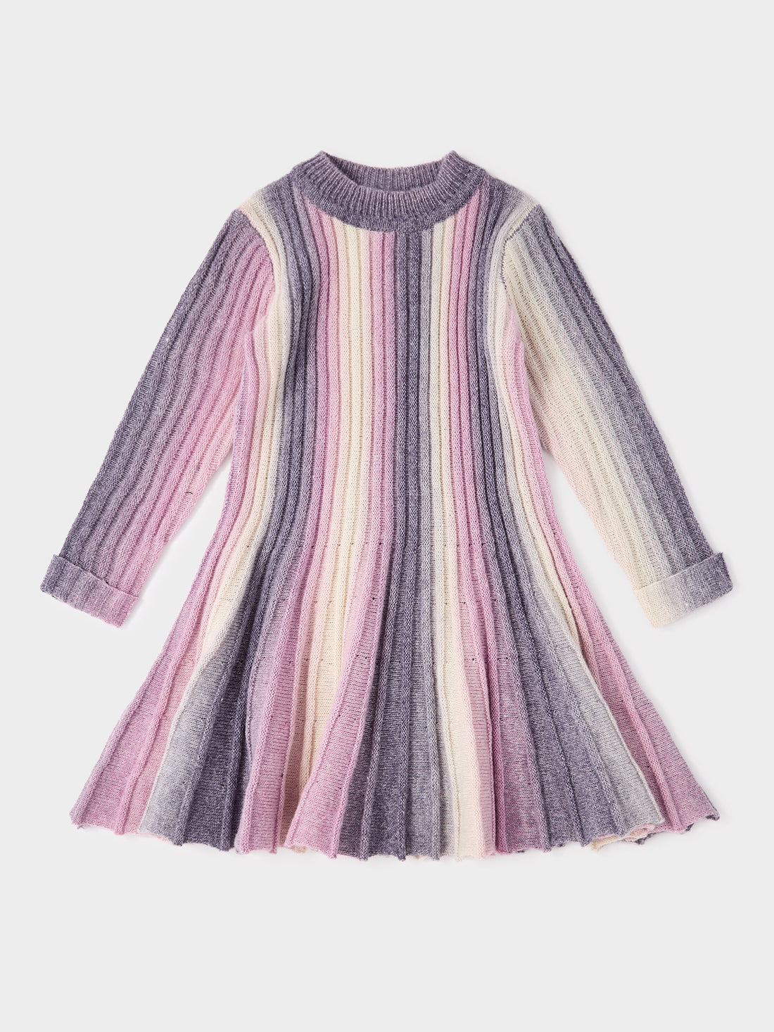 Jelly Lilac Ombre Knitted Dress | GWD Clothing