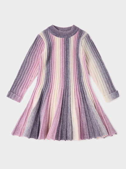 Jelly Lilac Ombre Knitted Dress