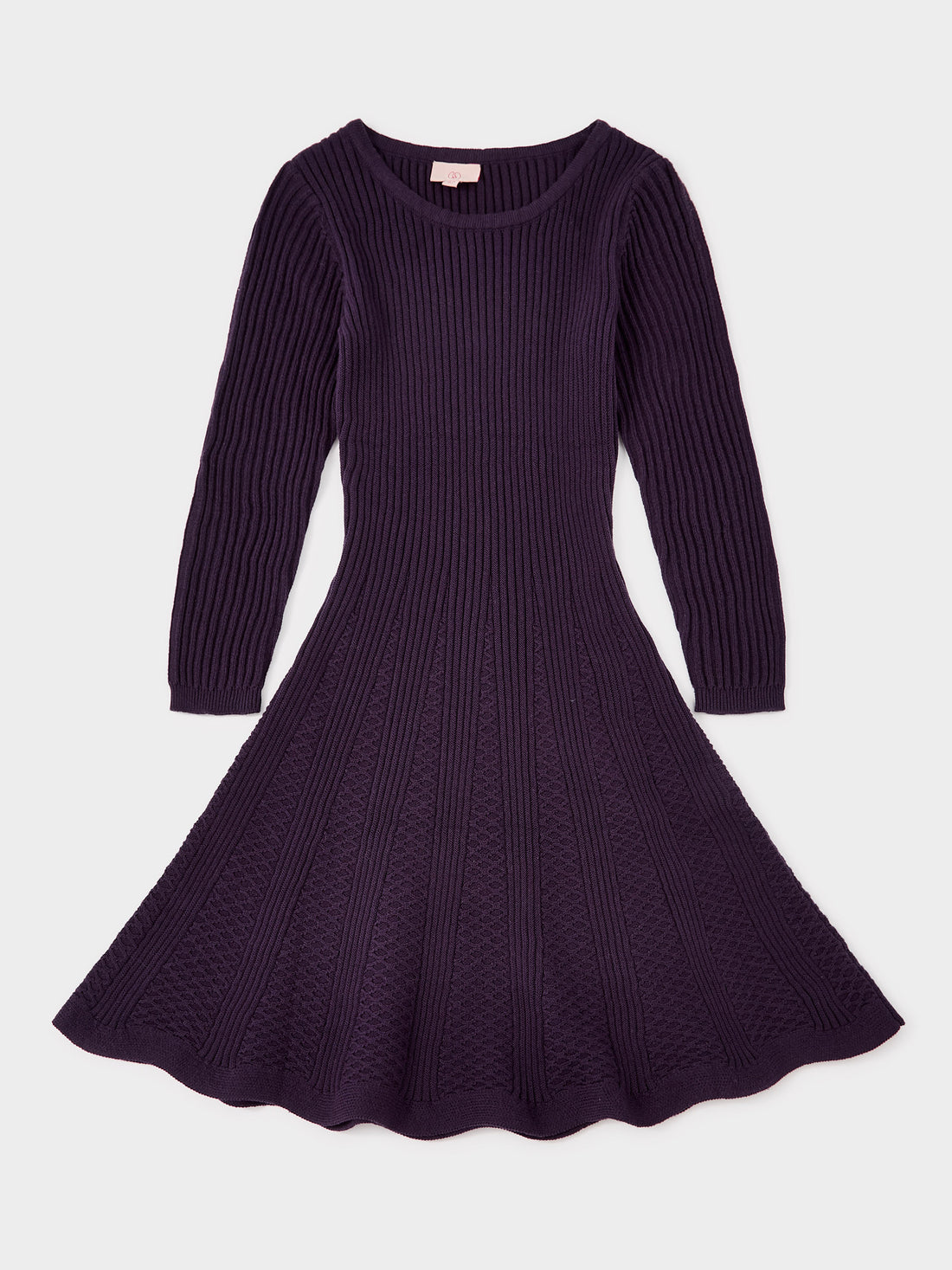 Sion Purple Knitted Dress | GWD Clothing