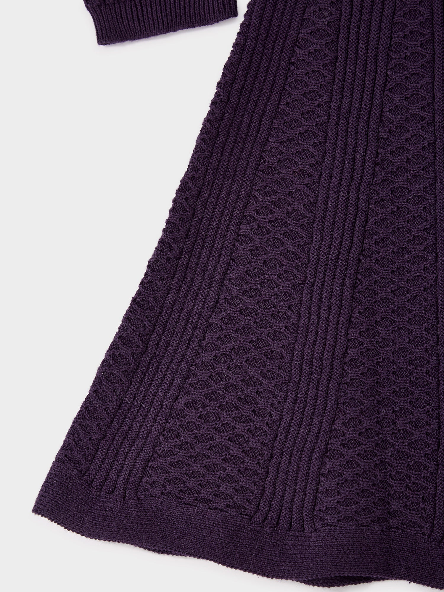 Sion Purple Knitted Dress