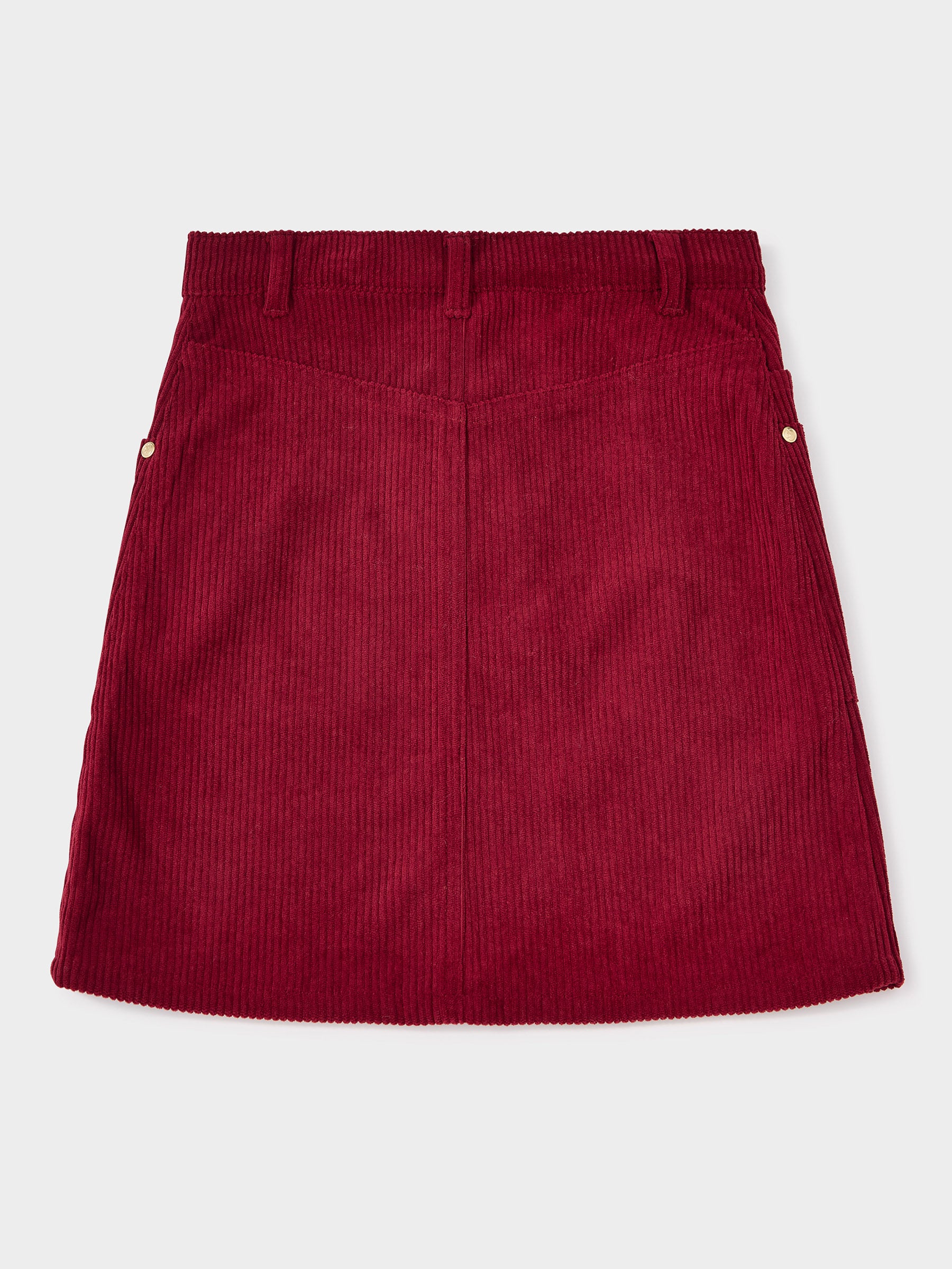 Phoebe Burgundyed Corduroy Skirt