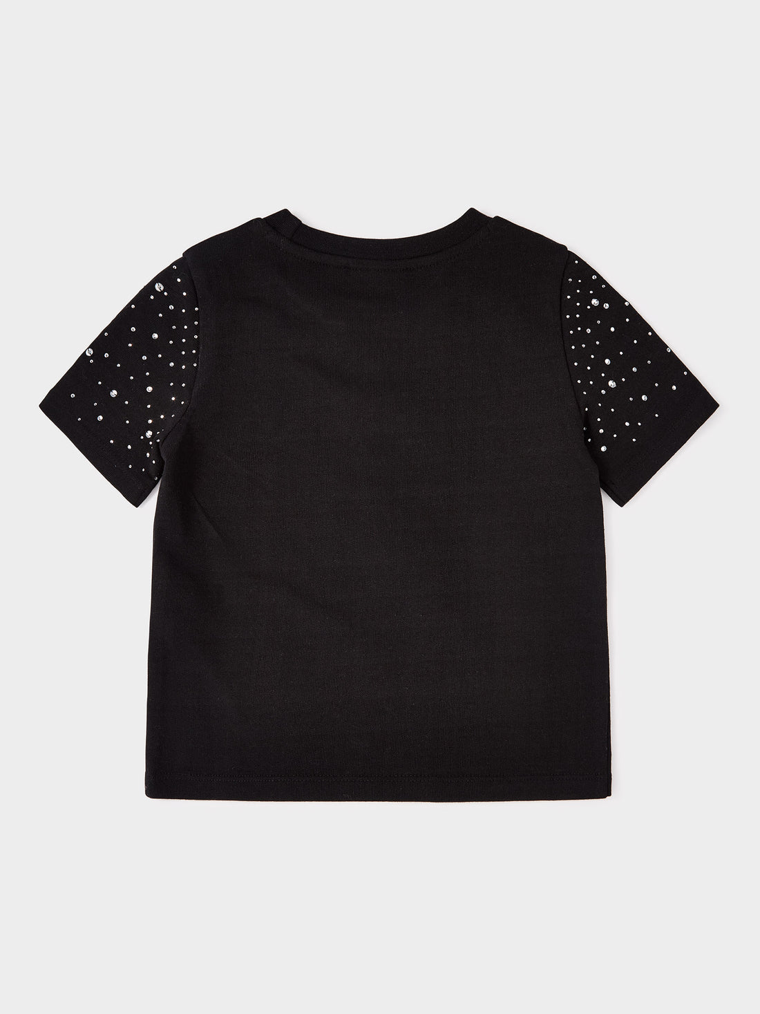 Beth Black Jersey Diamanté T-Shirt