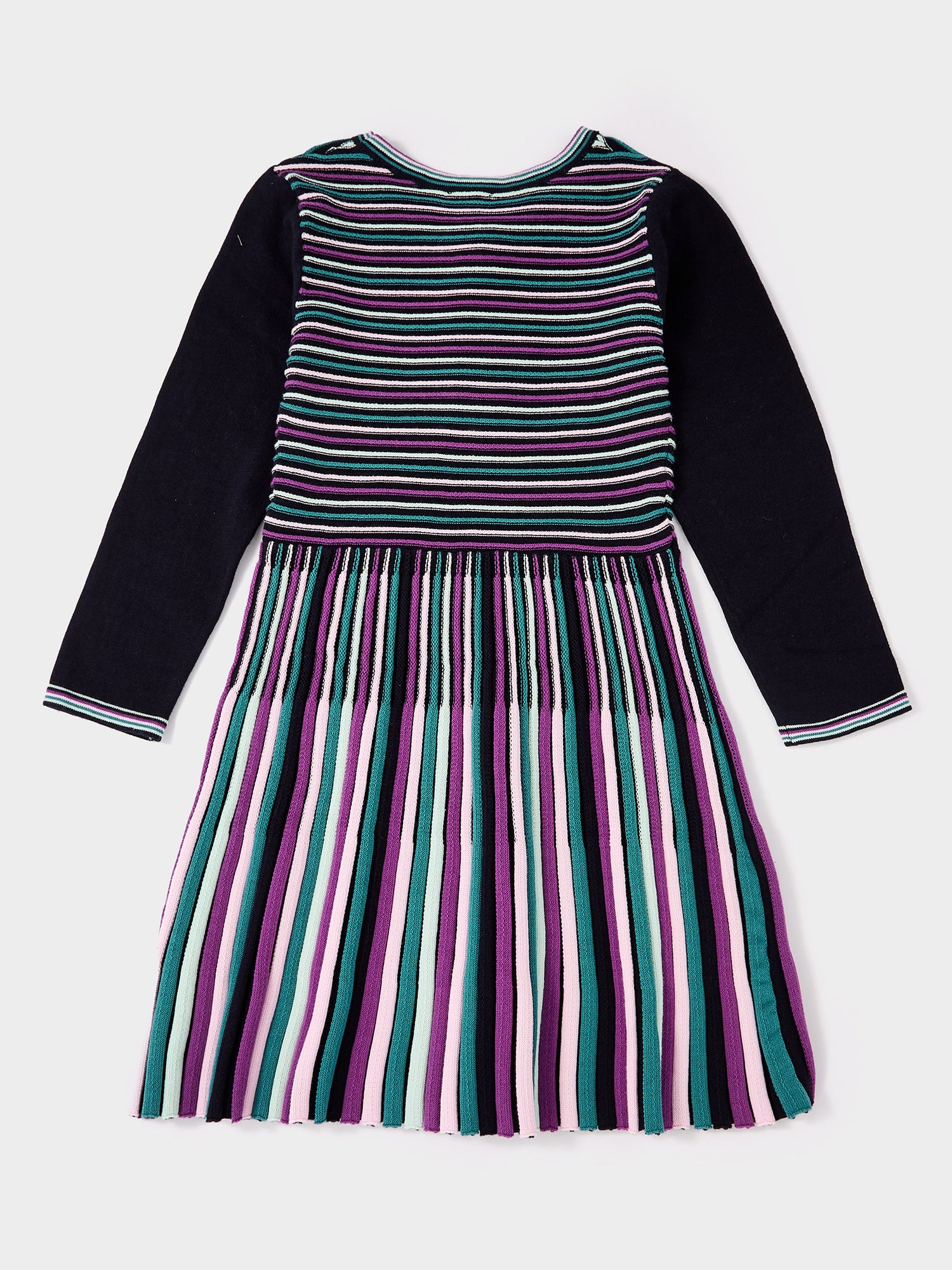 Poppy Multi Stripe Knitted Dress