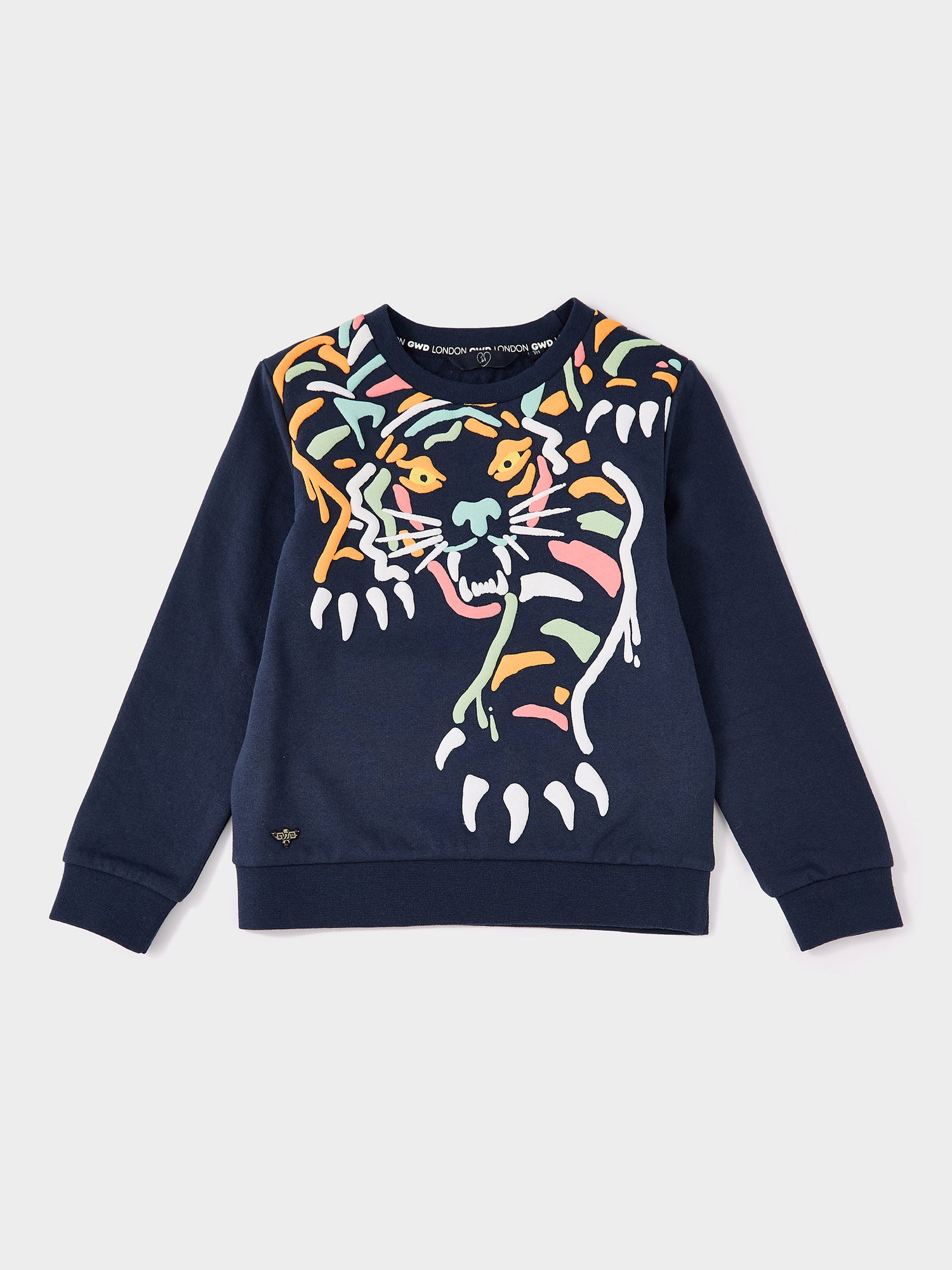 Merlin Multicolour Tiger Print Sweater