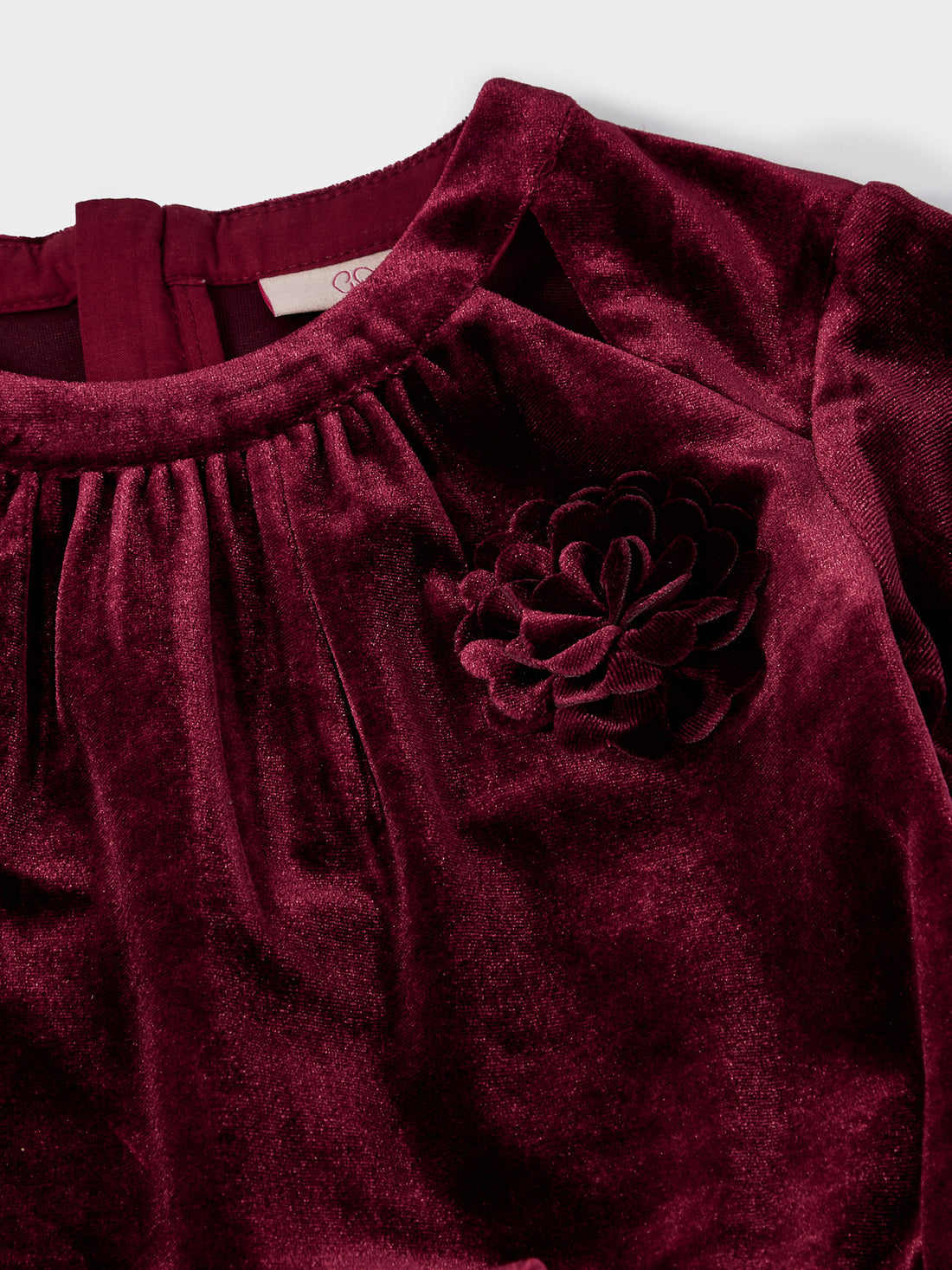 GWD Nova Burgundy Velvet Jumpsuit