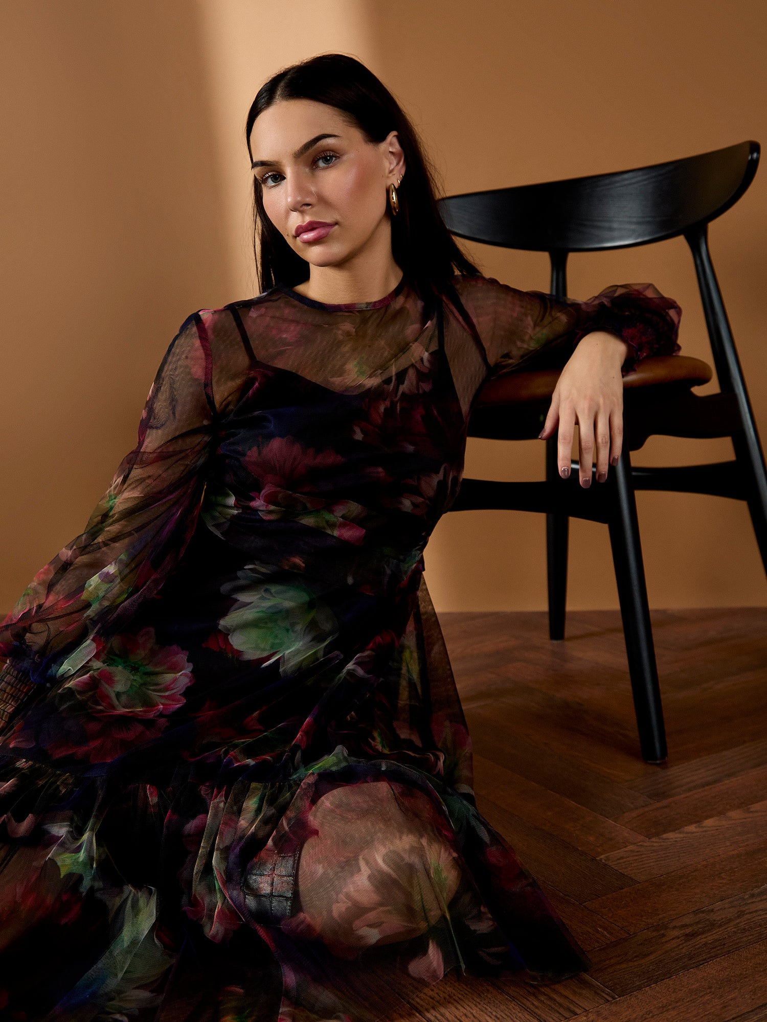 Bettina Floral Mesh Dress