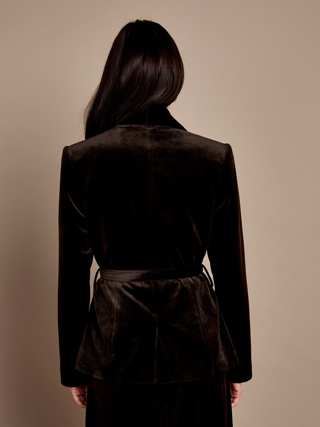 GWD Claire Chocolate Velvet Jacket
