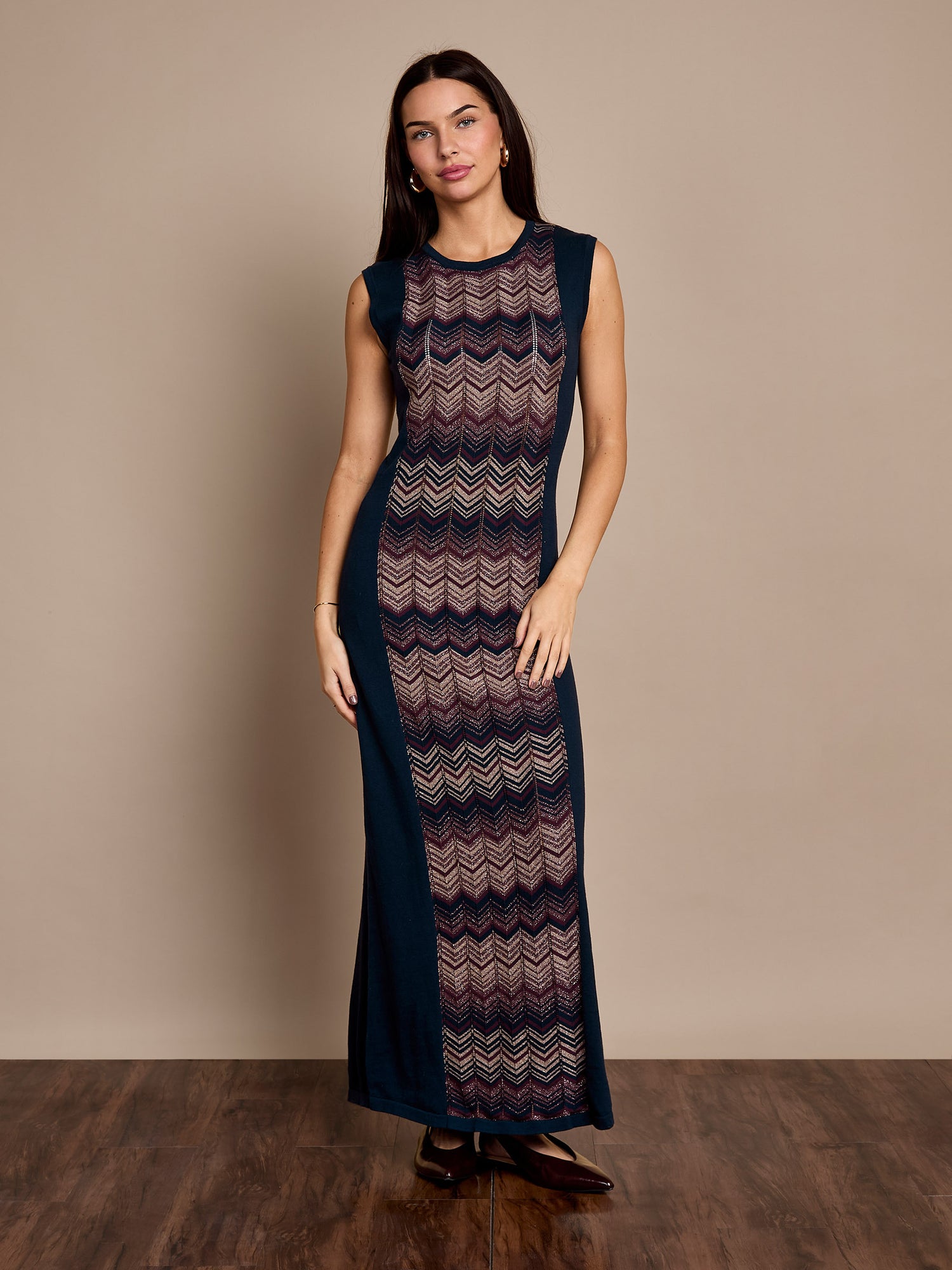 Corinne Knitted Maxi Dress