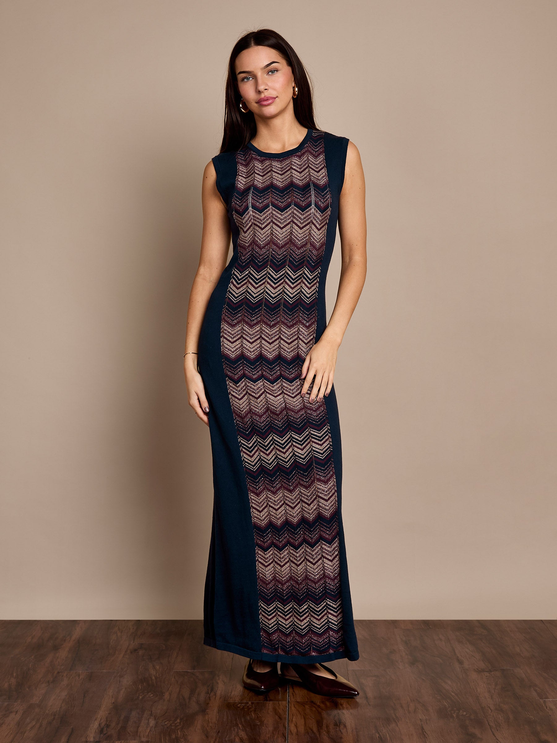 Corinne Knitted Maxi Dress