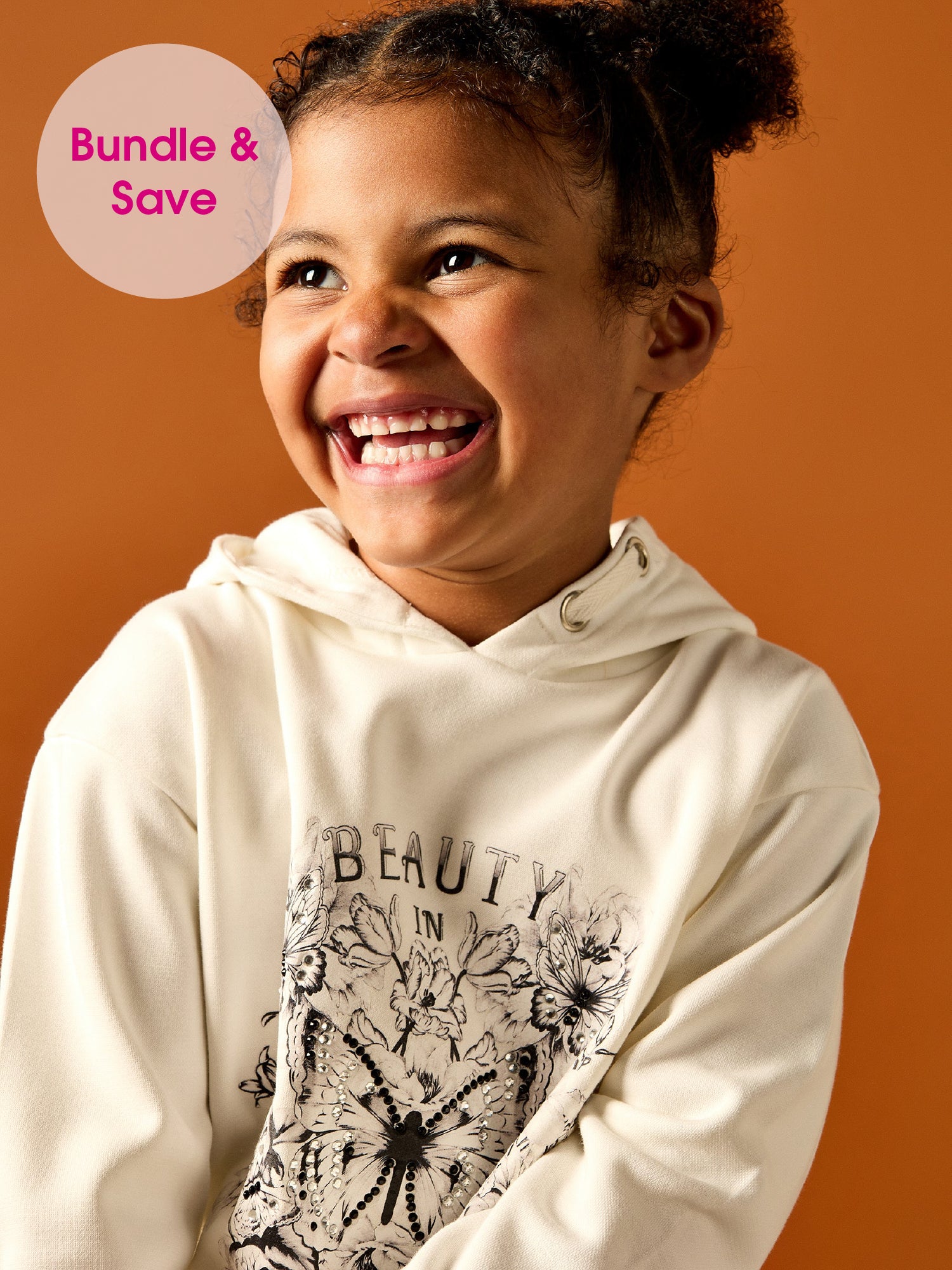 GWD Sunny Butterfly Print Sweatshirt Hoody