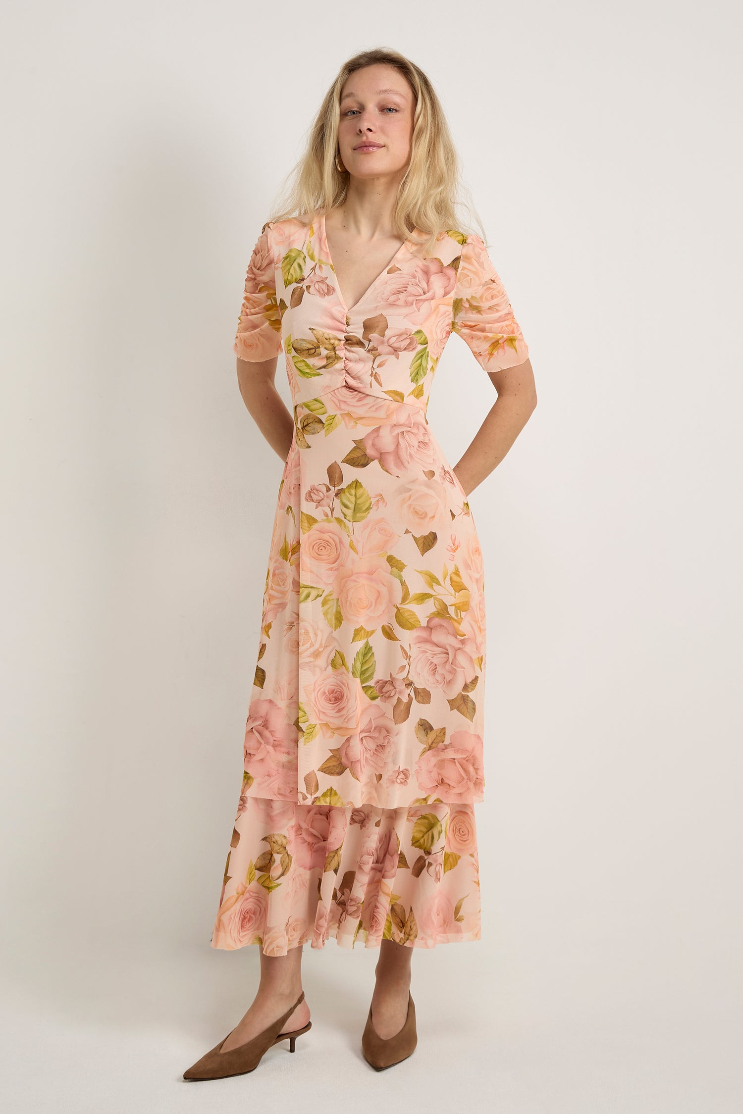 GWD Anna Floral Printed Maxi Dress
