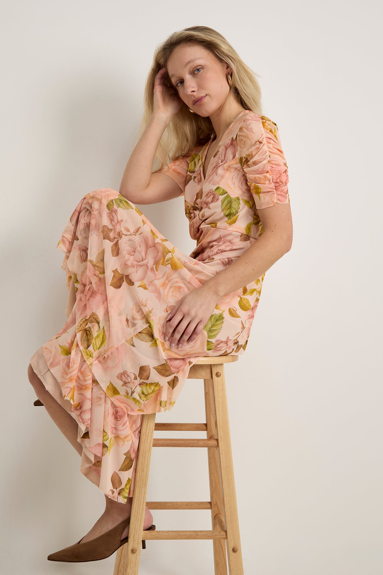 GWD Anna Floral Printed Maxi Dress