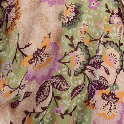 GWD Claudina Floral Print Maxi Wrap Dress