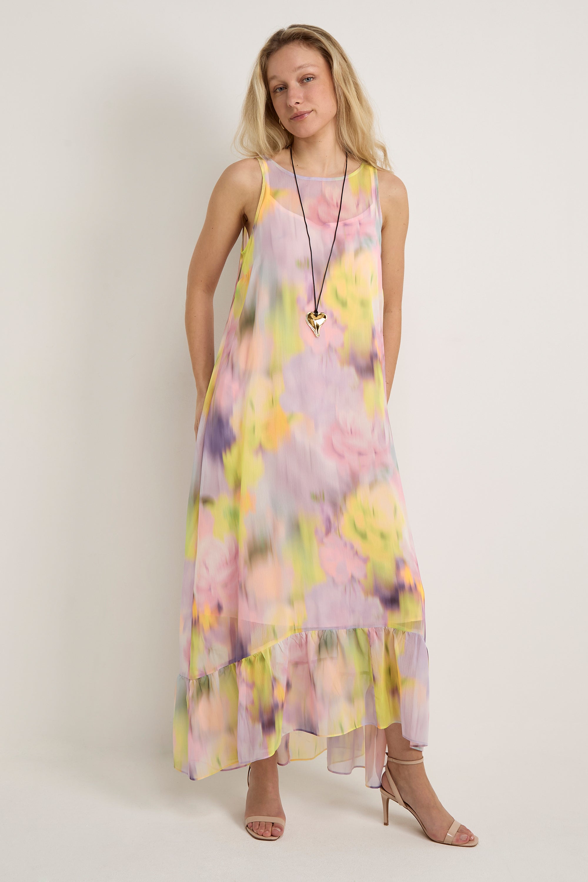 GWD Cecily Printed Sleeveless Maxi Dress